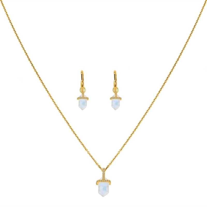 Moonstone Jewelry Set RBM-RN-92-RDE-1197.