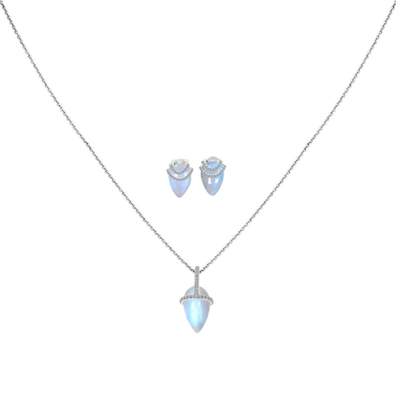 Moonstone Jewelry Set RBM-RN-95-RDE-1229.