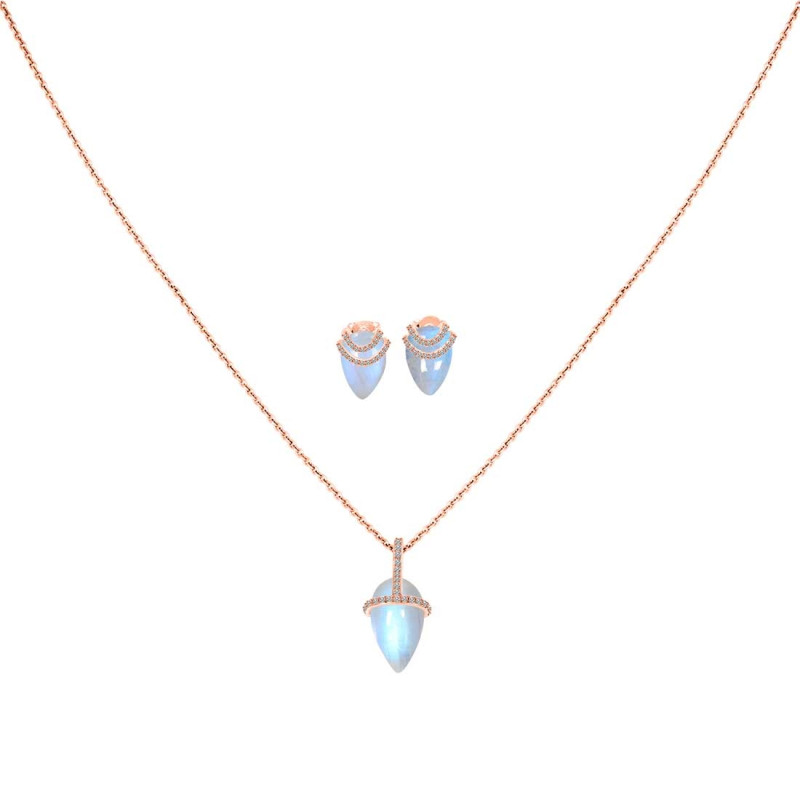 Moonstone Jewelry Set
