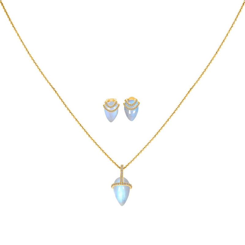 Moonstone Jewelry Set RBM-RN-95-RDE-1229.