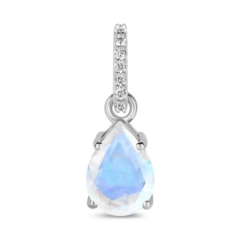 Moonstone & White Topaz Pendant RBM-RP-76.