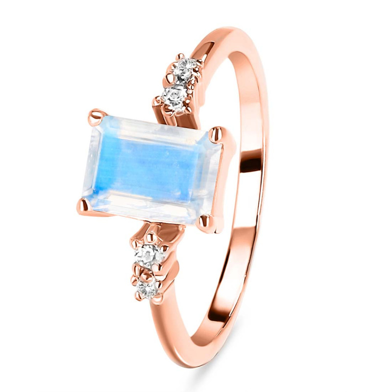 Moonstone & White Topaz Ring RBM-RR-139.