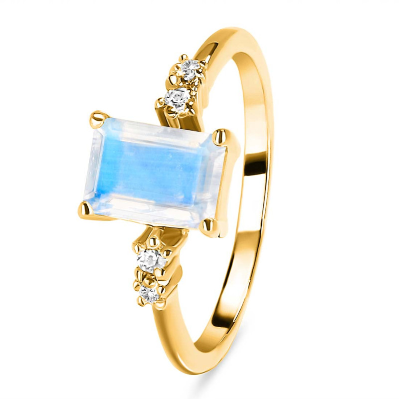 Moonstone & White Topaz Ring RBM-RR-139.