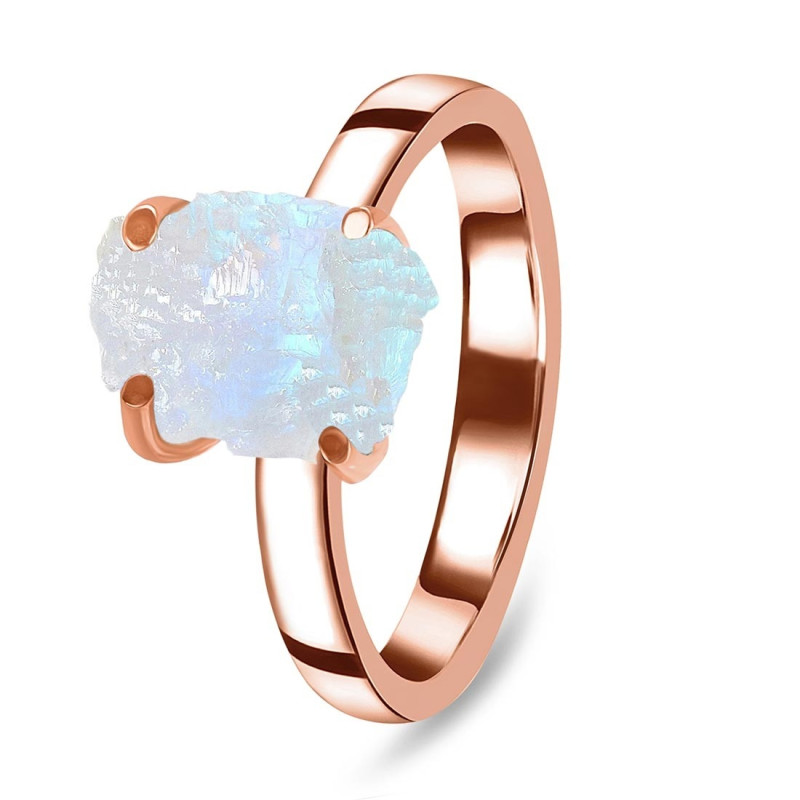 Moonstone Raw Crystal Ring RBM-RR-200.