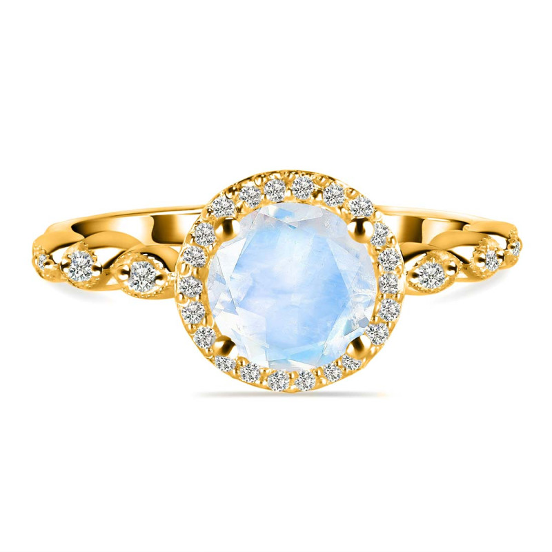 Moonstone & White Topaz Ring RBM-RR-267.