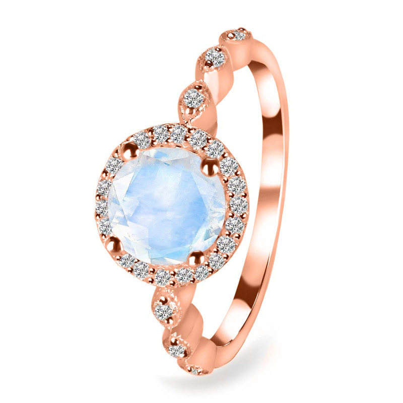 Moonstone & White Topaz Ring RBM-RR-267.