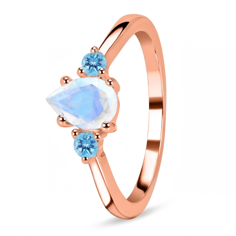 Moonstone & Blue Topaz Ring RBM-RR-335-BTZ.