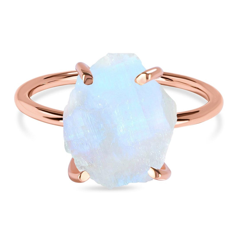 Moonstone Raw Crystal Ring RBM-RR-347.