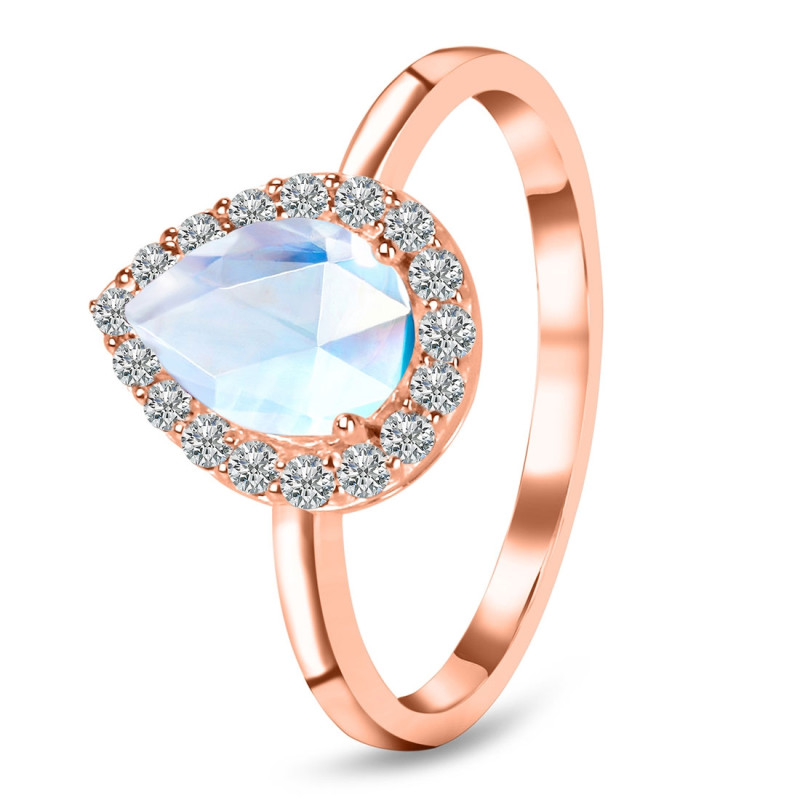 Moonstone & White Topaz Ring RBM-RR-401.