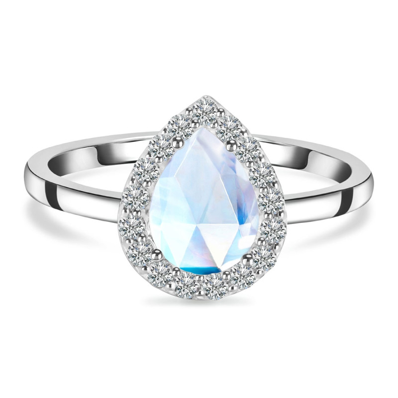 Moonstone & White Topaz Ring RBM-RR-401.