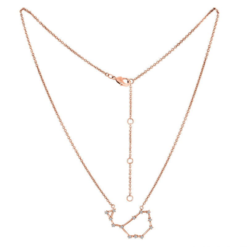 Sagittarius Zodiac Star Constellation with Cubic Zirconia Necklace CUZ-RDN-127.