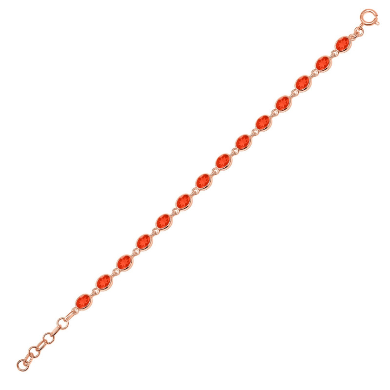 Red Onyx Bracelet ROX-RDB-113-CUT.
