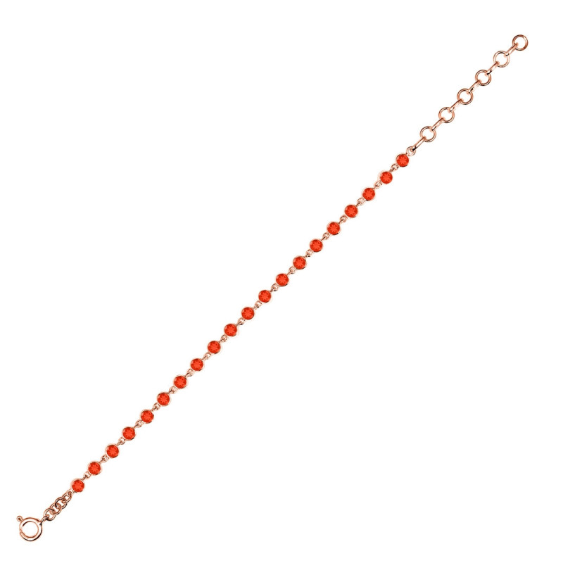 Red Onyx Bracelet ROX-RDB-116-CUT.