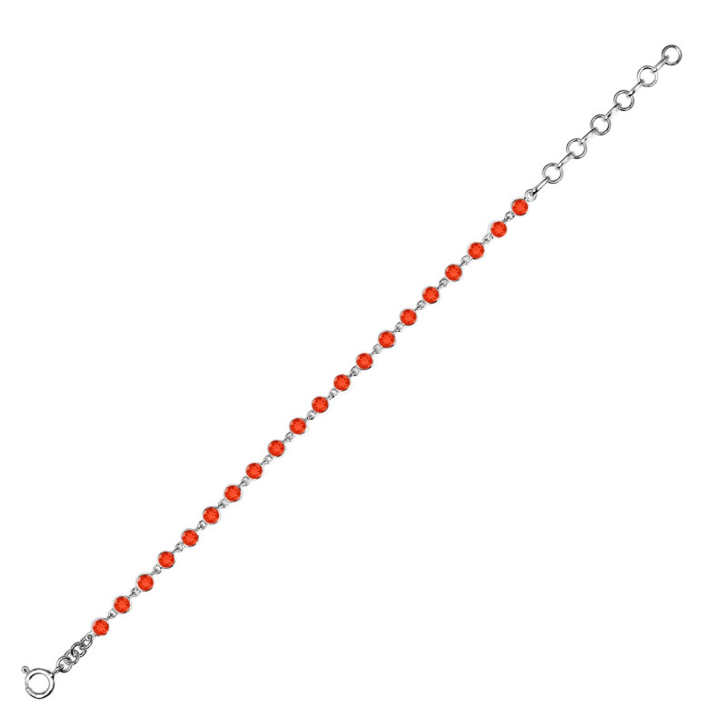 Red Onyx Bracelet ROX-RDB-116-CUT.