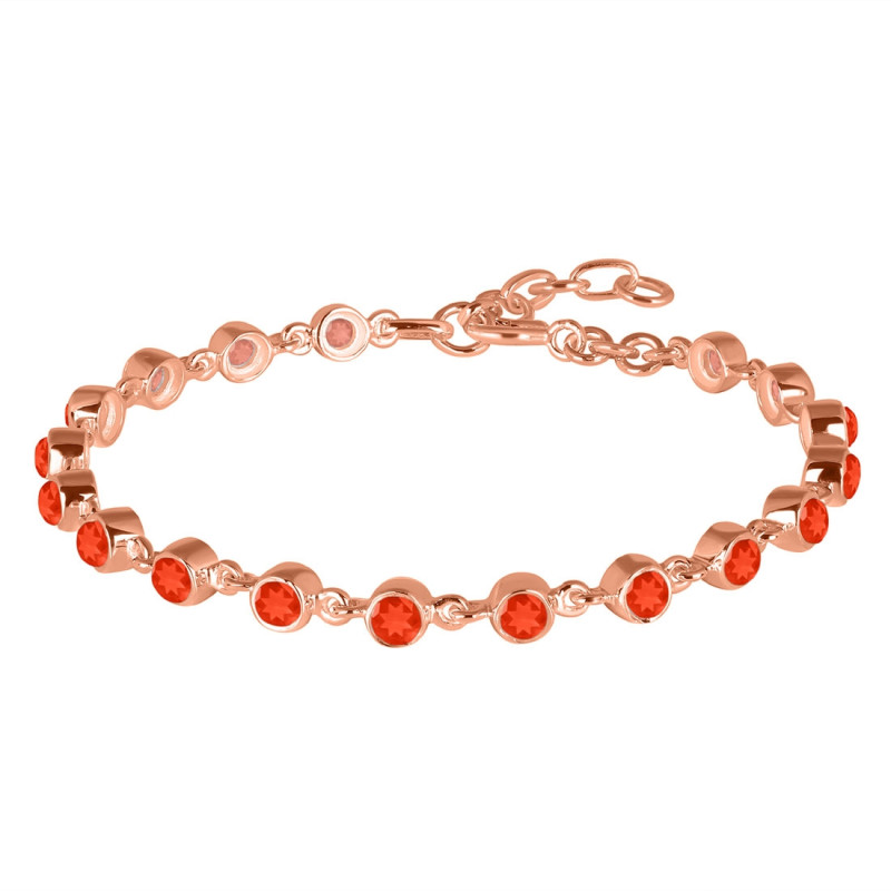 Red Onyx Bracelet ROX-RDB-116-CUT.