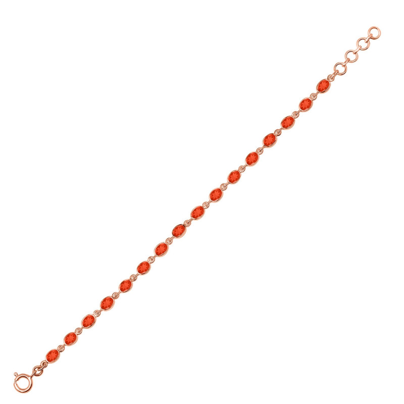 Red Onyx Bracelet ROX-RDB-117-CUT.
