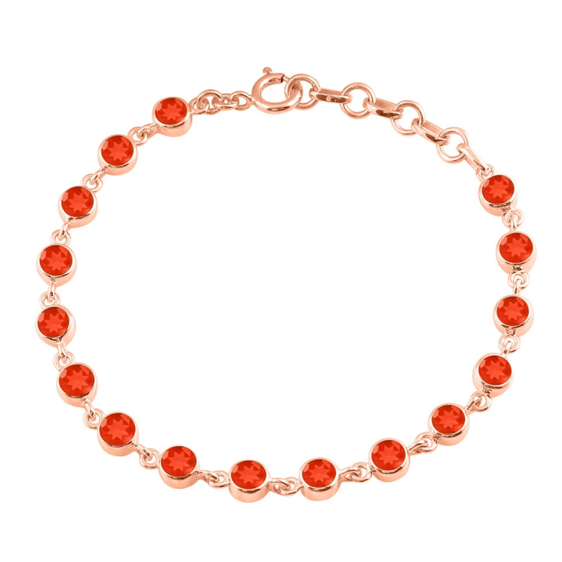 Red Onyx Bracelet ROX-RDB-118-CUT.