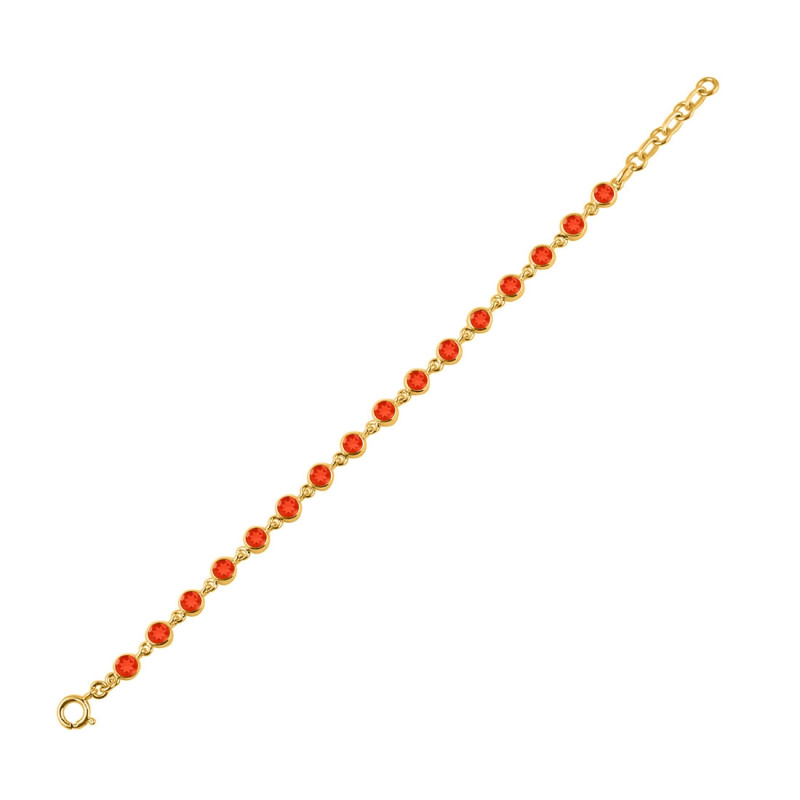 Red Onyx Bracelet ROX-RDB-118-CUT.