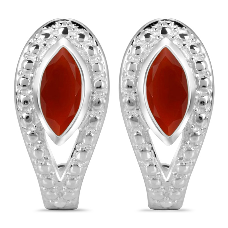 Red Onyx Stud Earring ROX-RDE-17.