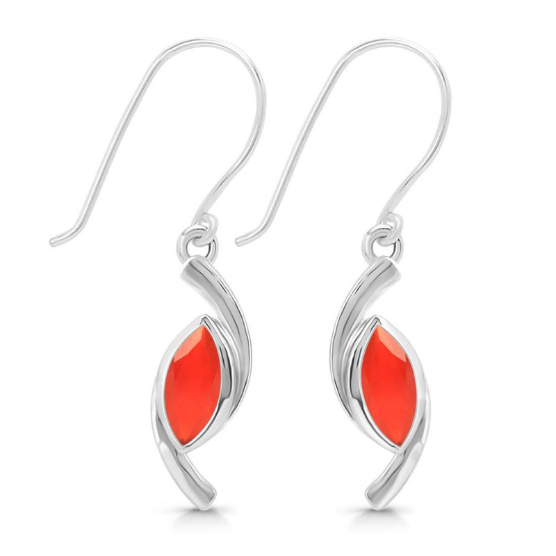 Red Onyx Earring