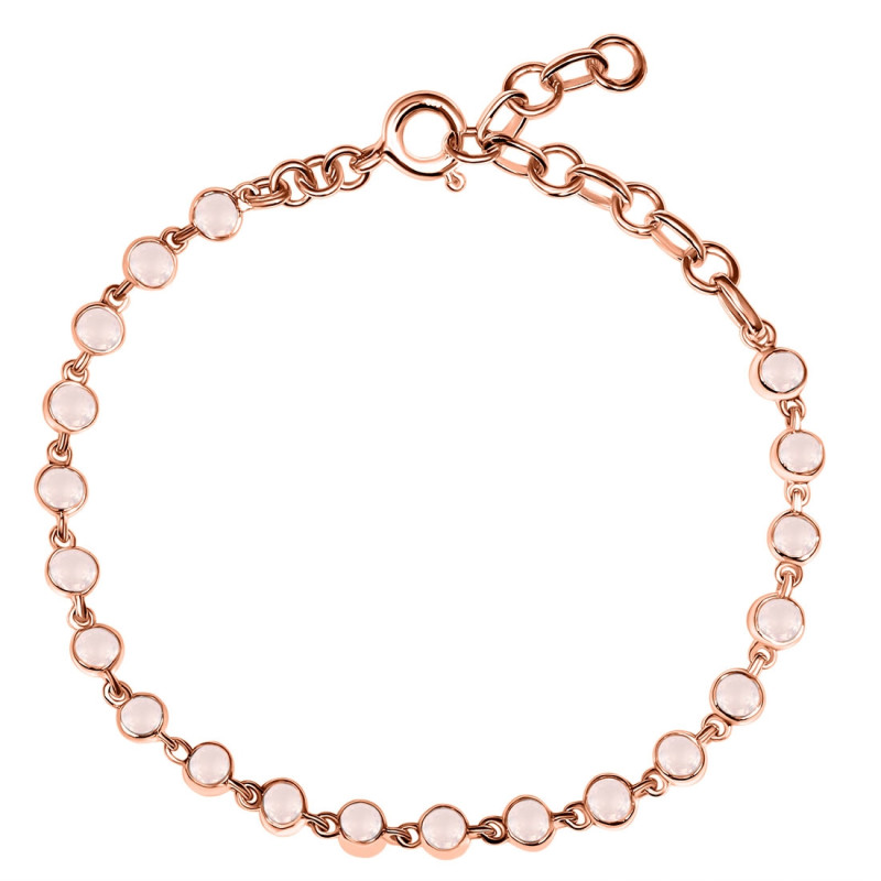 Rose Quartz Bracelet RSQ-RDB-116-CUT.