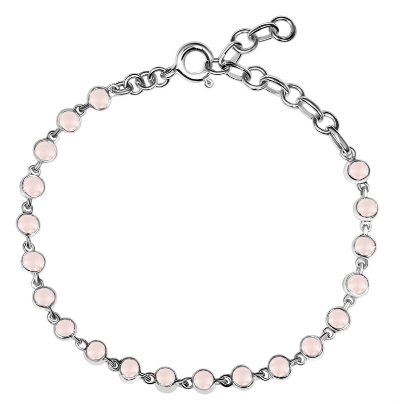 Rose Quartz Bracelet RSQ-RDB-116-CUT.
