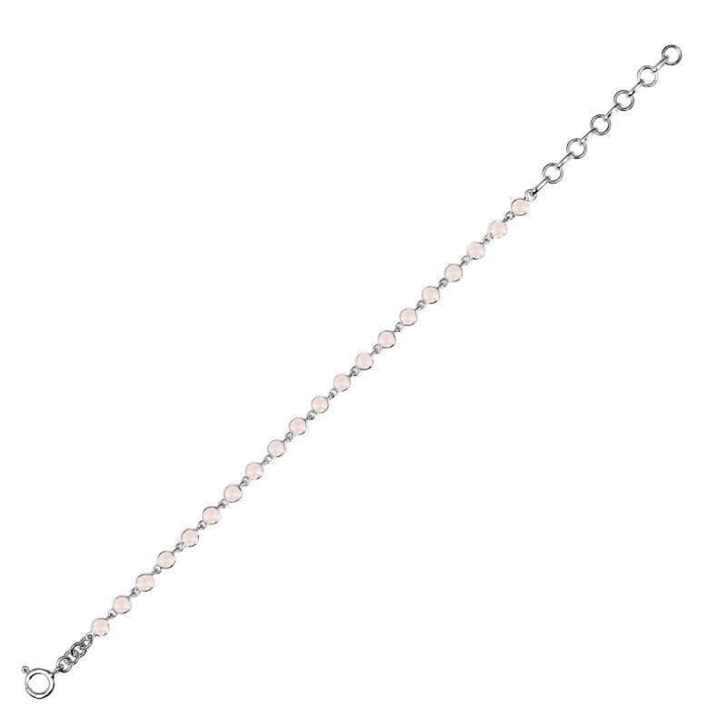 Rose Quartz Bracelet RSQ-RDB-116-CUT.