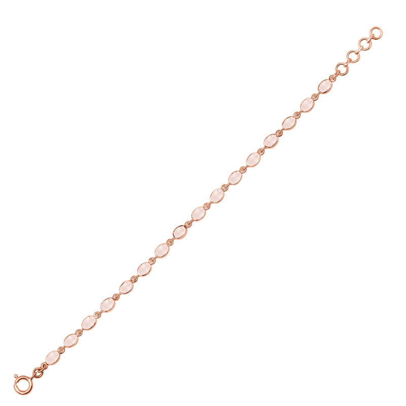 Rose Quartz Bracelet RSQ-RDB-117-CUT.