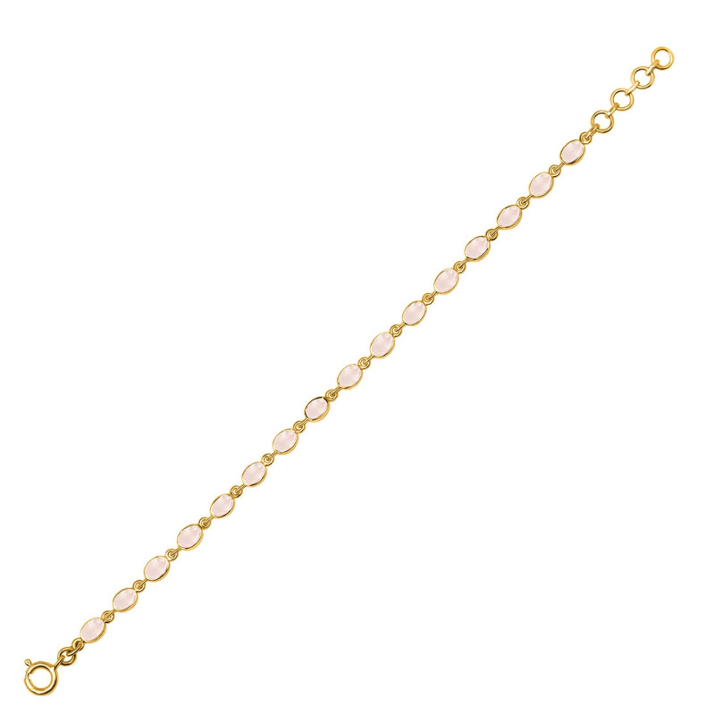 Rose Quartz Bracelet RSQ-RDB-117-CUT.