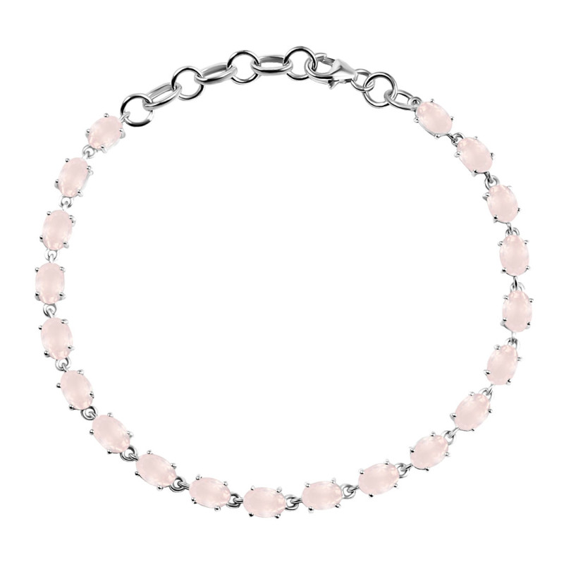 Rose Quartz Bracelet RSQ-RDB-71-CUT.