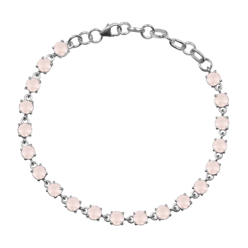 Rose Quartz Bracelet RSQ-RDB-74-CUT.