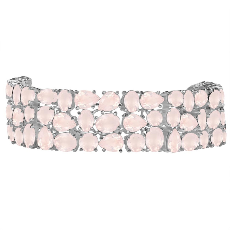 Rose Quartz Bracelet RSQ-RDB-92-CUT.