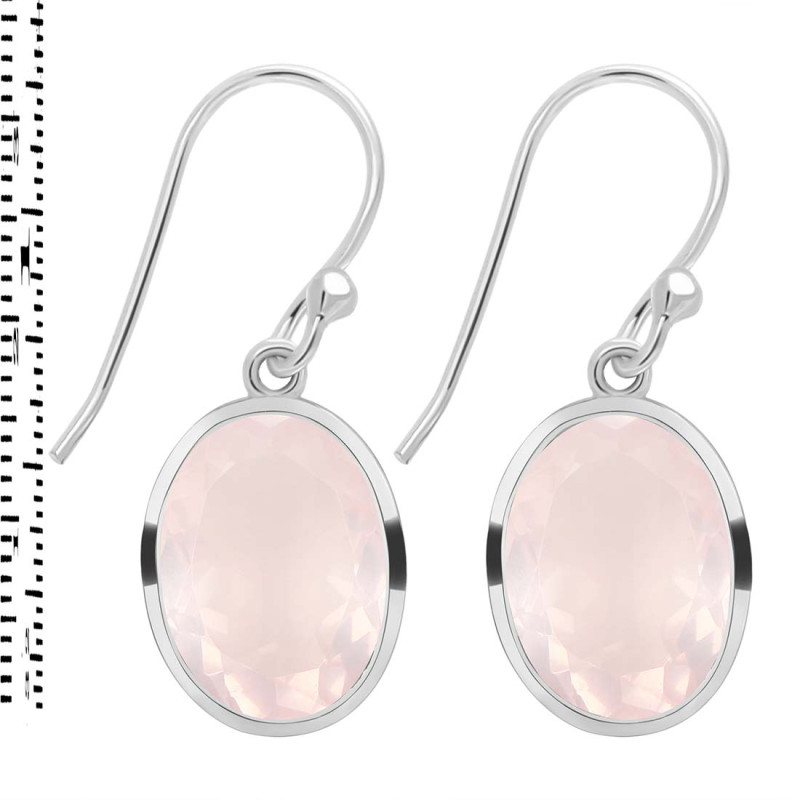 Rose Quartz Earring RSQ-RDE-1246.
