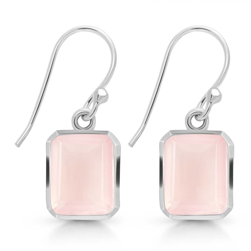 Rose Quartz Earring RSQ-RDE-1250.