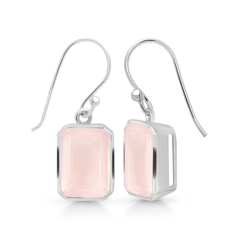 Rose Quartz Earring