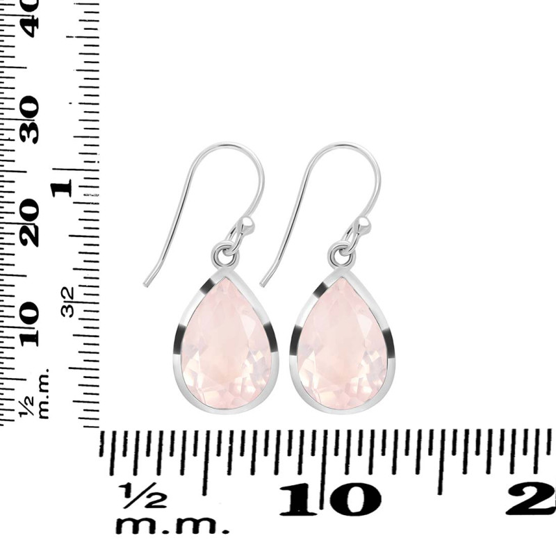 Rose Quartz Earring RSQ-RDE-1252.