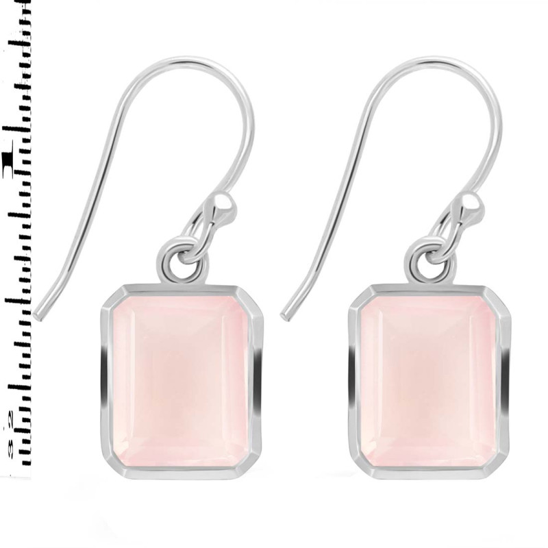 Rose Quartz Earring RSQ-RDE-705.