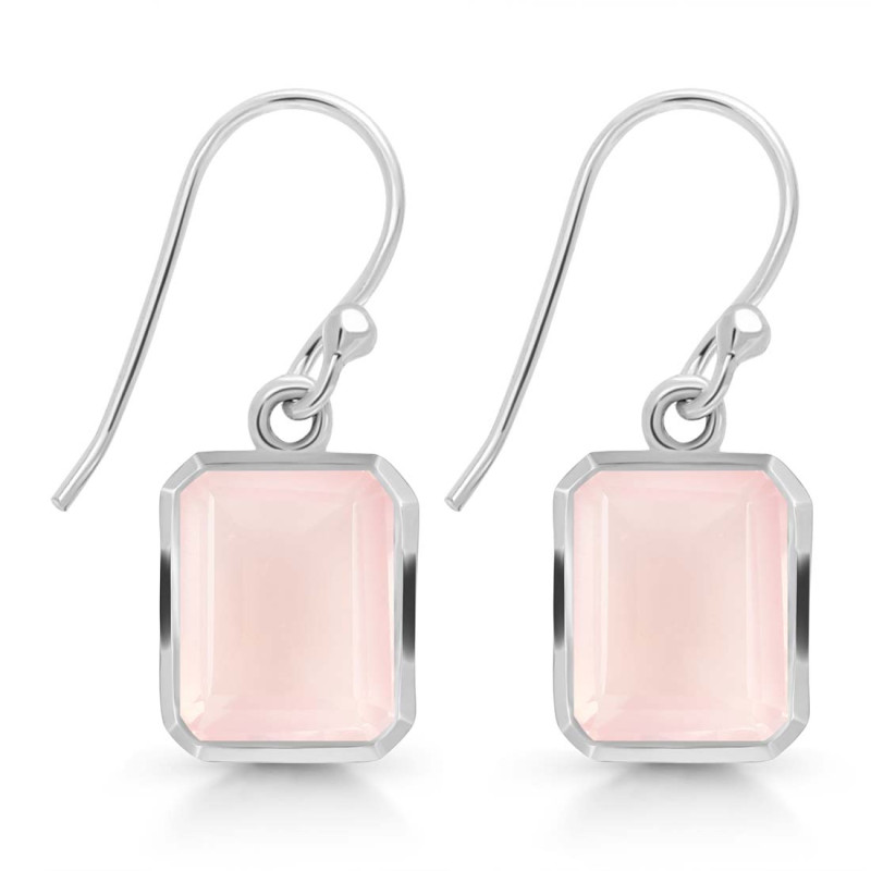 Rose Quartz Earring RSQ-RDE-705.
