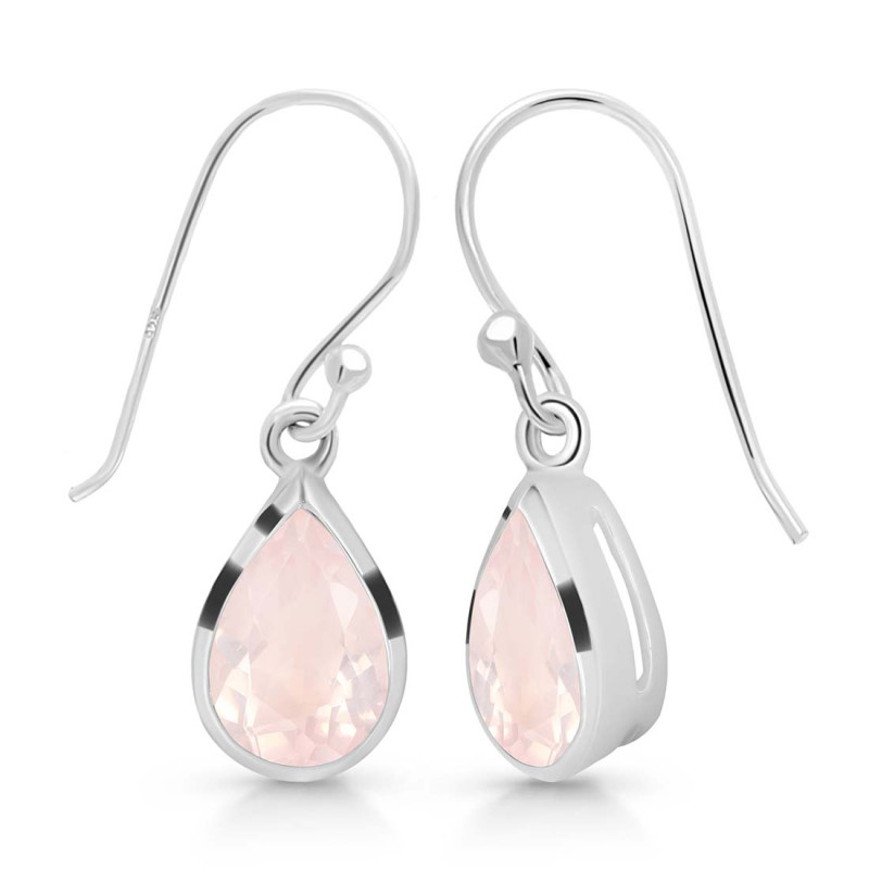 Rose Quartz Earring