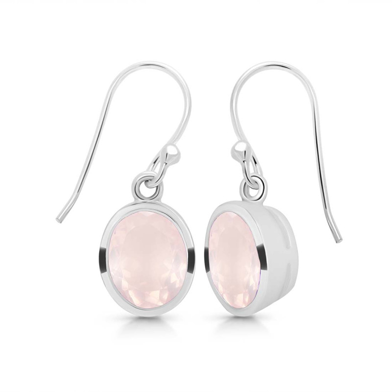 Rose Quartz Earring