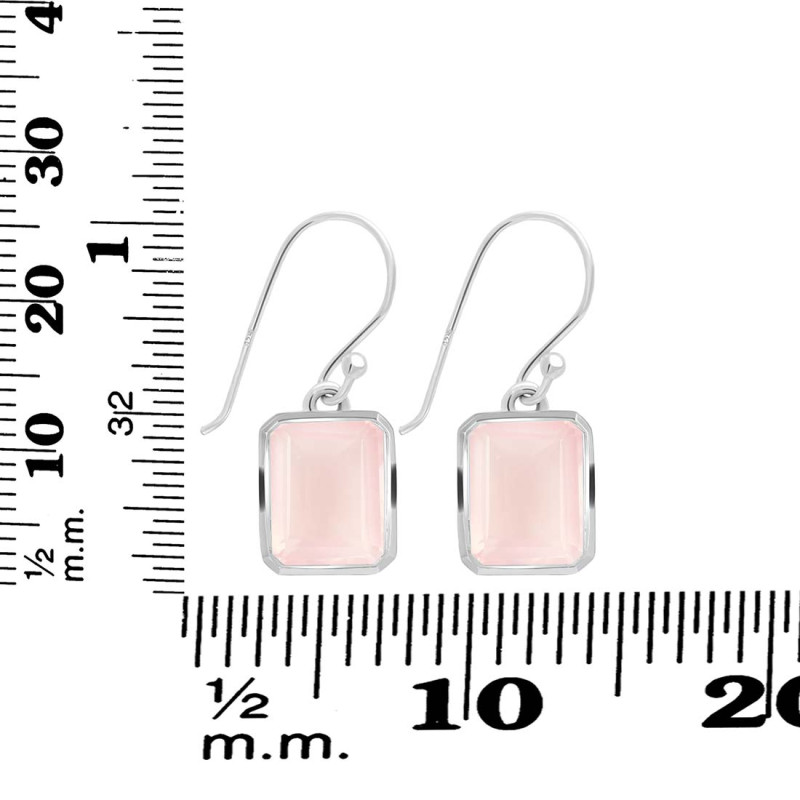 Rose Quartz Earring RSQ-RDE-711.