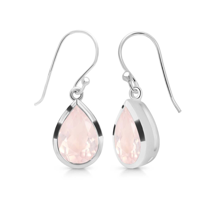 Rose Quartz Earring