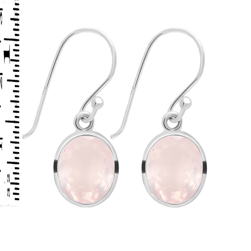 Rose Quartz Earring RSQ-RDE-997.
