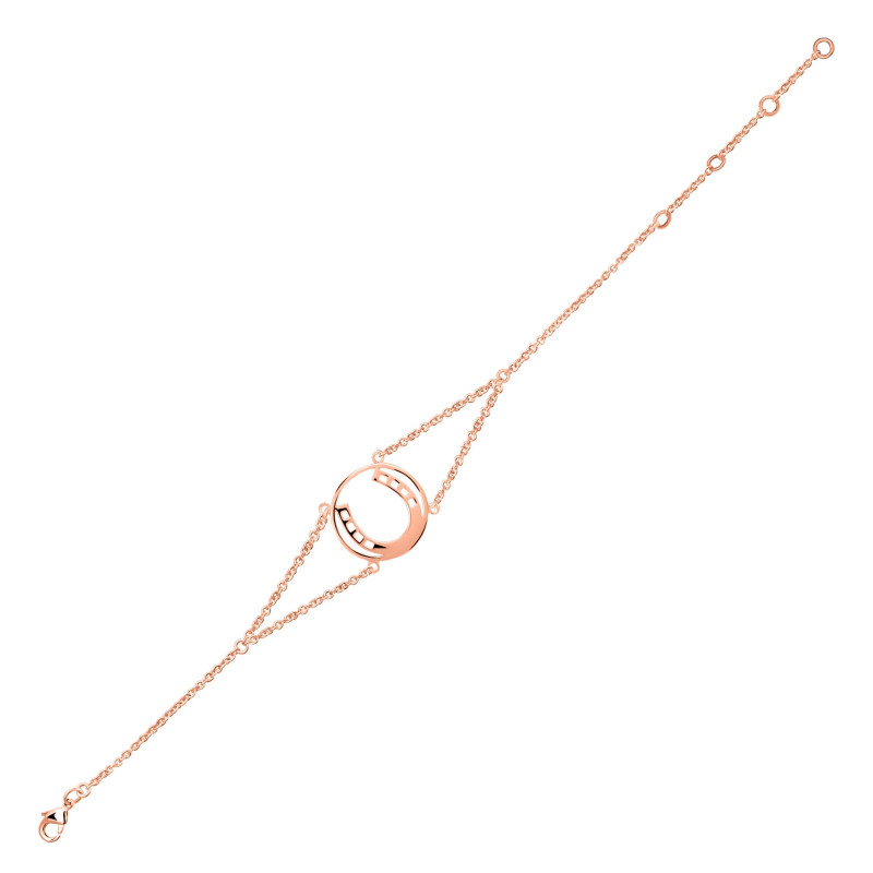 Horse Shoe Plain Silver Jewelry Set PS-RDR-312 / RDE-533 / RDN-1 / RDB-1.