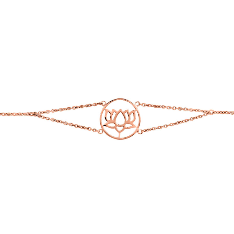 Lotus Plain Silver Bracelet PS-RDB-4.