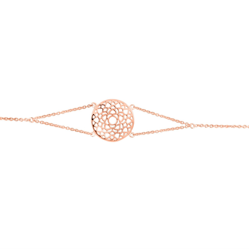 Crown Chakra Plain Silver Bracelet PS-RDB-9.