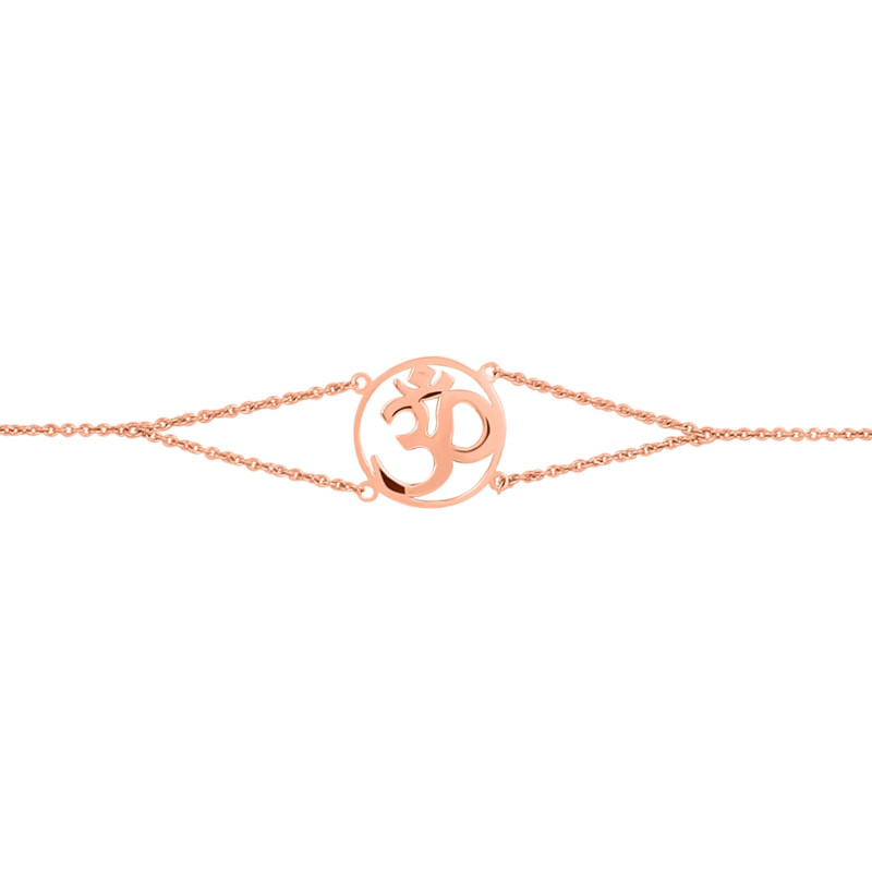 Om Plain Silver Bracelet PS-RDB-12.