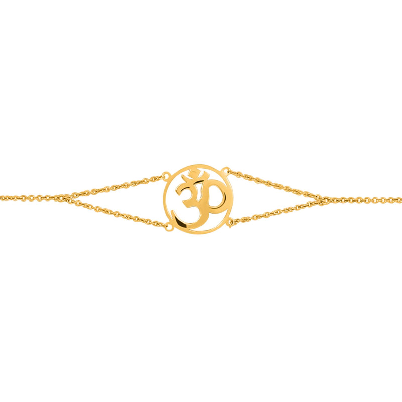 Om Plain Silver Bracelet PS-RDB-12.
