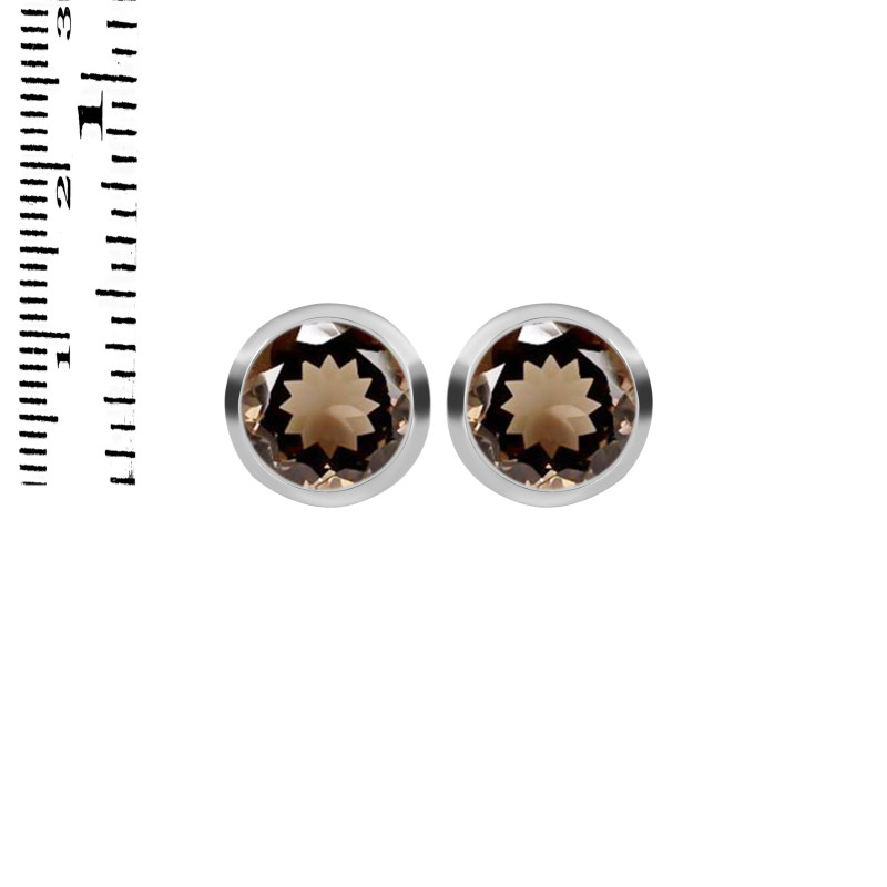Smoky Stud Earring SMY-RDE-1426.