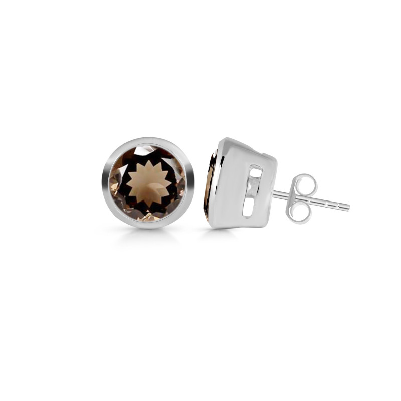 Smoky Stud Earring